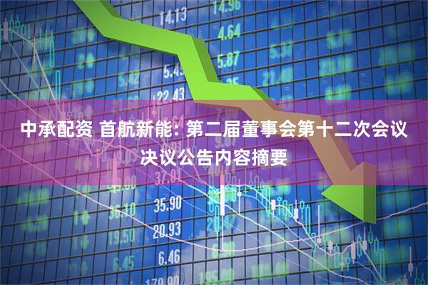 中承配资 首航新能: 第二届董事会第十二次会议决议公告内容摘要